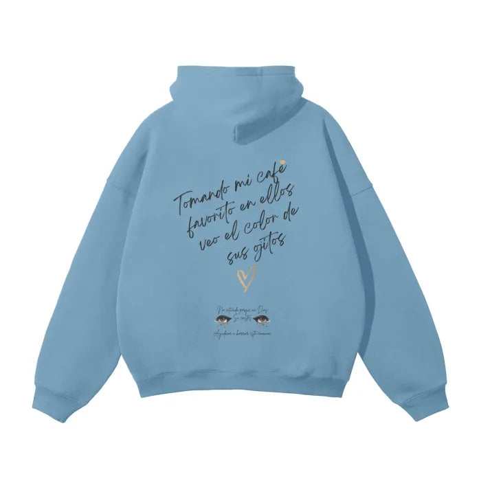 Blue Sky Oversized Fleece Hoodie